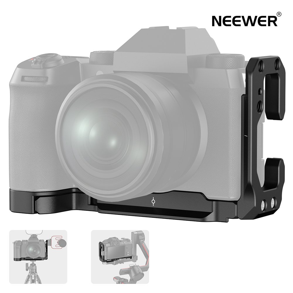 NEEWER Fujifilm X-S20用Lプレート アルミニウムクイックスイッチLブラケット 伸 ...