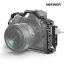 NEEWER Nikon Z8カメラケージ HDMIケーブルクランプ、NATOレール、クイックリリースアルカ型ベース、捻り防止ネジ、保護アルミビデオリグ付き Nikon Z8 DJI RS 2 RSC 2 RS 3 Proジンバルに対応 CA041