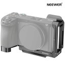 NEEWER Lプレート Sony α6700に対応 イックスイッチ アルミ製 伸縮式 サイドプレートと捻り防止ベースプレート付き Arca Swiss QRシステムDJI RS 2 RSC 2 RS 3 Proジンバルに対応 CA048