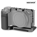 NEEWER カメラケージ Sony ZV-E10用 シリコングリップ、1/4 