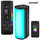 【P10倍+10%引クーポン】NEEWER 10cm スティックライト マグネット式 手持ちスティックライト 360°フルRGB撮影用ライト LEDビデオライト APP制御 2550mAh電池 2500K-8500K調光可能 CRI 97 17シーン効果 TikTok/YouTube/Vlog撮影用 TL97C