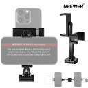 NEEWER スマホホルダー スマホ三脚マウント 金属製 360°回転可能 Arca QRベース/デュアルスマホクリップクランプホルダー/4つのコールドシュー付き iPhone Galaxyに対応 Vlog/生放送/ビデオ録画用 SP-08