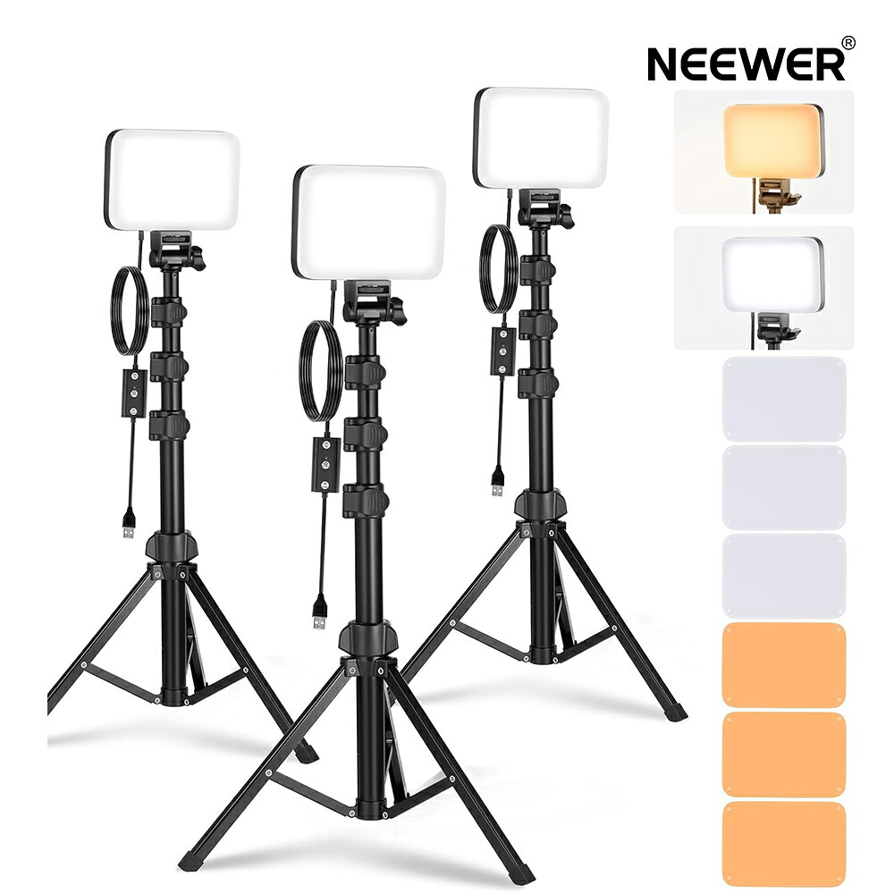 楽天市場】Neewer 2パック LEDビデオライトの通販