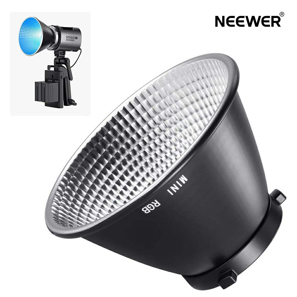 NEEWER リフレクターディフューザー MS60C MS60B MS150B ミニLEDビデオライト用 ランプシェードディッシュ より広く均一な照明制御 スタジオ/肖像写真/ビデオ/レコーディング用 RD14Mini