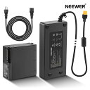 【P10倍+20%引クーポン】NEEWER ダミーバッテリーキット Q4用 室外フラッシュストロボ スピードライト用 AC電源アダプター/5mケーブル (JPプラグ) 付き 25V 10.4A NB-Q4交換用バッテリー インテリ安全保護 NT-Q4
