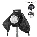 P10倍+5%引クーポン◆NEEWER レインカバー Q4屋外ストロボフラッシュ専用 ナイロン製 観察窓/袖/タッチファスナー/ドローストリング付き 防水レイン...