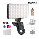 【P20倍+10%引クーポン】NEEWER BASICS LED自撮りライト スマホライト クリップ式 撮影用ライト 小型 充電式 バイカラー 2500-900...