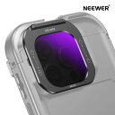 P20倍+5%引クーポン◆NEEWER ND16 スマホレンズフィルター 減光フィルター クイックリリース マルチコート HD光学ガラス iPhone 16 Pro (PA073) iPhone 16 Pro Max (PA074) スマホケージに対応 FL-I2(2)