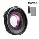 【クーポンで20%OFF】NEEWER 2倍拡大レンズ 7-10cm焦点距離 マクロクローズアップ GoPro Hero 13 12 11 10 9アクションカメラに対応 マクロ撮影用 防水なし LS-65