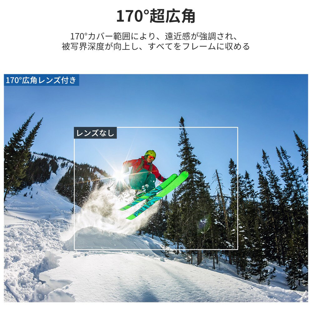 NEEWER 170°超広角ズームレンズ Hero 12 Hero 11 Hero 10 Hero 9に対応 ブラックア...