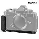 【P5倍+10%引クーポン】NEEWER ハンドグリップ Zf用 L型グリップ ゴム製コーティング レトロマウントベースプレート ハンドル/サムグリップ/シルバ...