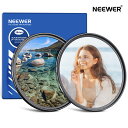 【P10倍+5%引クーポン】NEEWER 58mm 2枚入り CPL&ブラック拡散1/4フィルターセット カメラ用 レンズフィルター マルチコート光学ガラス 円偏光フィルター カメラレンズ 円偏光レンズ カメラアクセサリー 写真撮影キット