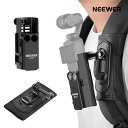 【P10倍+10%引クーポン】NEEWER 4in1アクションカメラアクセサリーキット DJI Osmo Pocket 3用 バックパックストラップマウントキット ブラケットケージ延長アダプター/クリップ/J バックル/Tボルト付き トレッキング/ハイキング/キャンプ用 GP-67