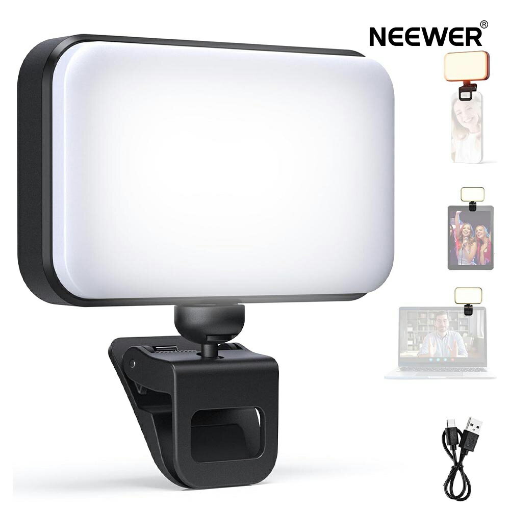 【P10倍UP中!】NEEWER N6 LEDビデオライト 撮影ライト 調光可能 補助照明 CRI92 演色性 ポータブル 66L..