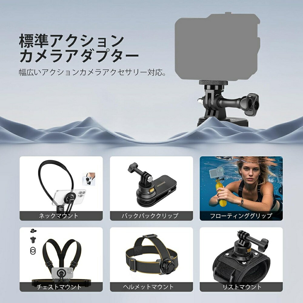 ��P5��+5%OFF����NEEWER ��������󥫥��ޥ���ȥ����ץ��� 1/4