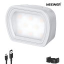 NEEWER BASICS M21 LEDビデオライト 磁気撮影用ライト OSMO Pocket 3用 補助照明 1.3W USB C充電可能 マグネット式パネルライト 小型 コンパクト 軽量 サイドマウントミニライト プラスチック スタジオライト 自撮り/Vlog/ビデオ録画用 グレー