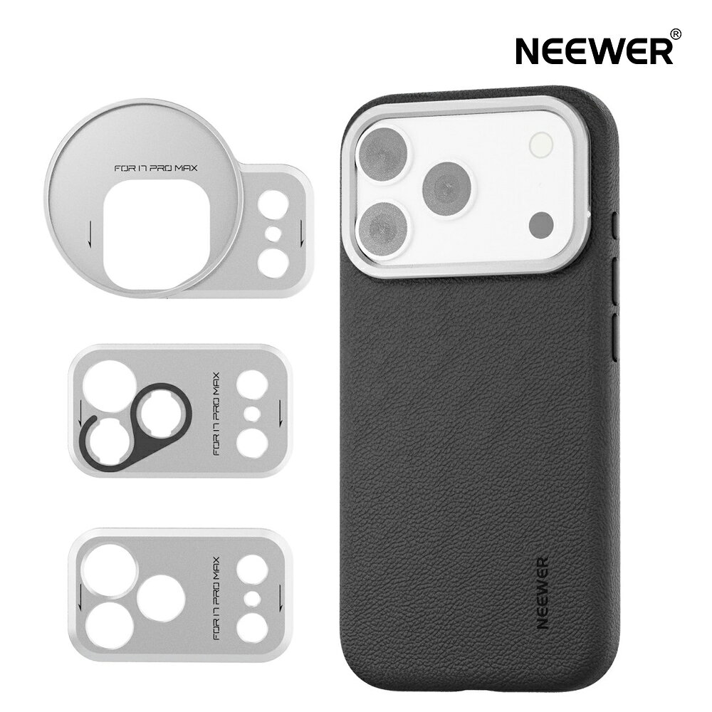乐天商城 - 【P10倍UP中!】NEEWER スマホケース 17 Pro Maxに対応 モジュラー保護 頑丈 TPU/PCスマホカバー 67mmフィルターリング/17mmレンズ/Moment対応Tマウントバックプレート付き MagSafe iPhone 17 Pro Maxに対応 PA134