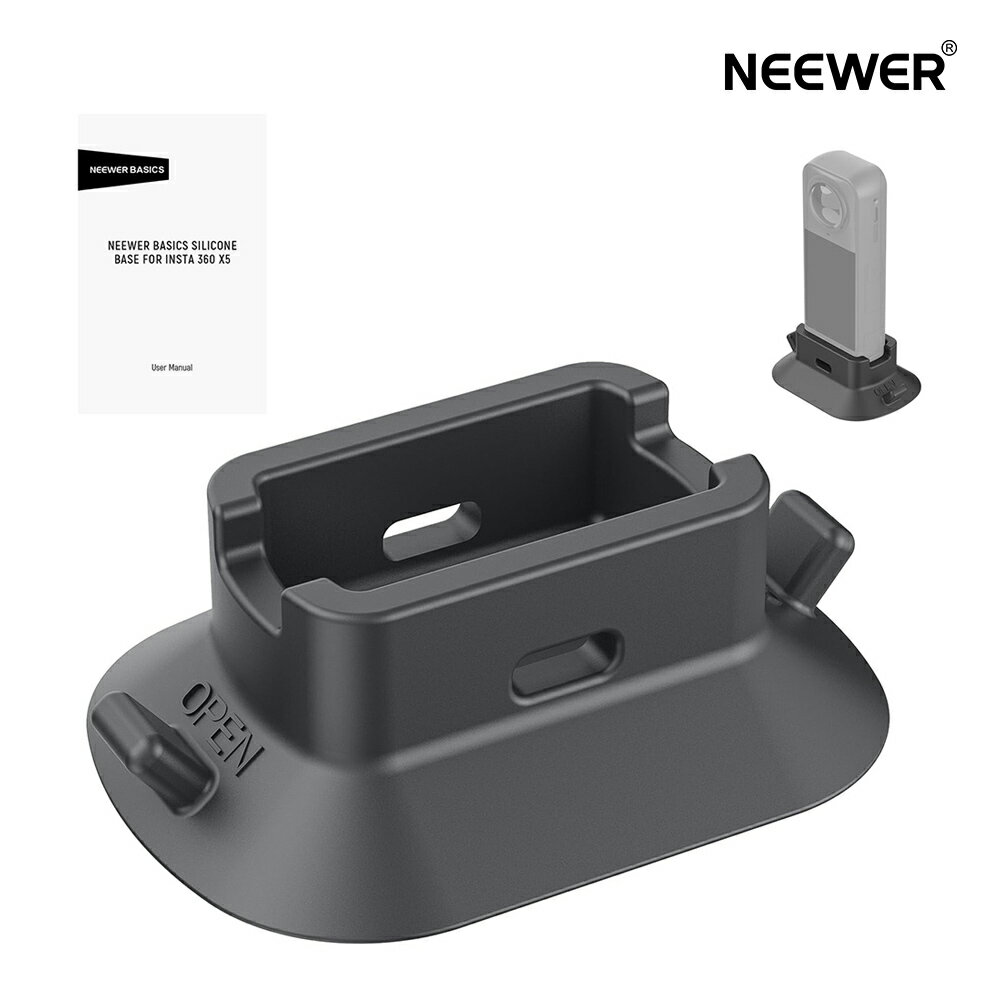 Rakuten - 【P5倍+100円OFF券】NEEWER シリコン製スタンドベース x5対応 滑り止め 安定 キズ防止 卓上カメラマウント スタビライザーアダプター Vlog撮影/動画撮影用 アクションカメラアクセサリー AC036