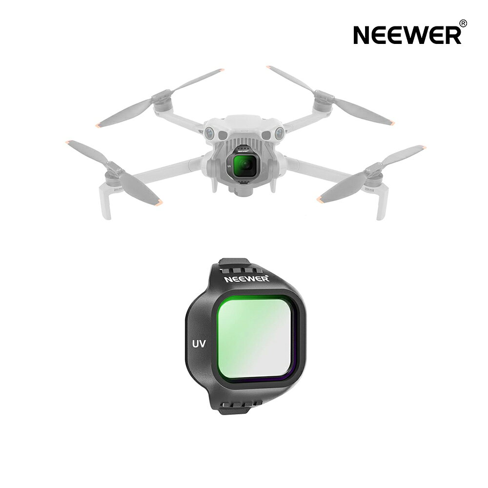 樂天商城 - 【P10倍UP中!】NEEWER UVフィルター Mini 5 Proドローンに対応 スナップオン式 保護フィルター カメラレンズプロテクター マルチコート光学ガラス ドローンカメラ撮影/航空写真アクセサリー