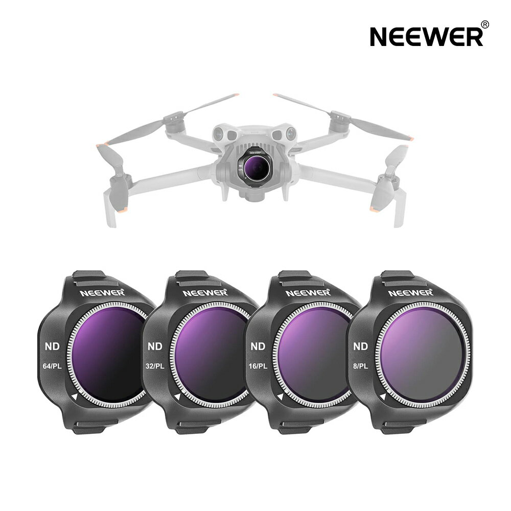 ��P10��UP��!��NEEWER ND/PL�ե��륿�����å� 4��ѥå� Mini 5 Pro�ɥ����󥫥����б� ND8/PL+ND16/PL+ND32/PL...