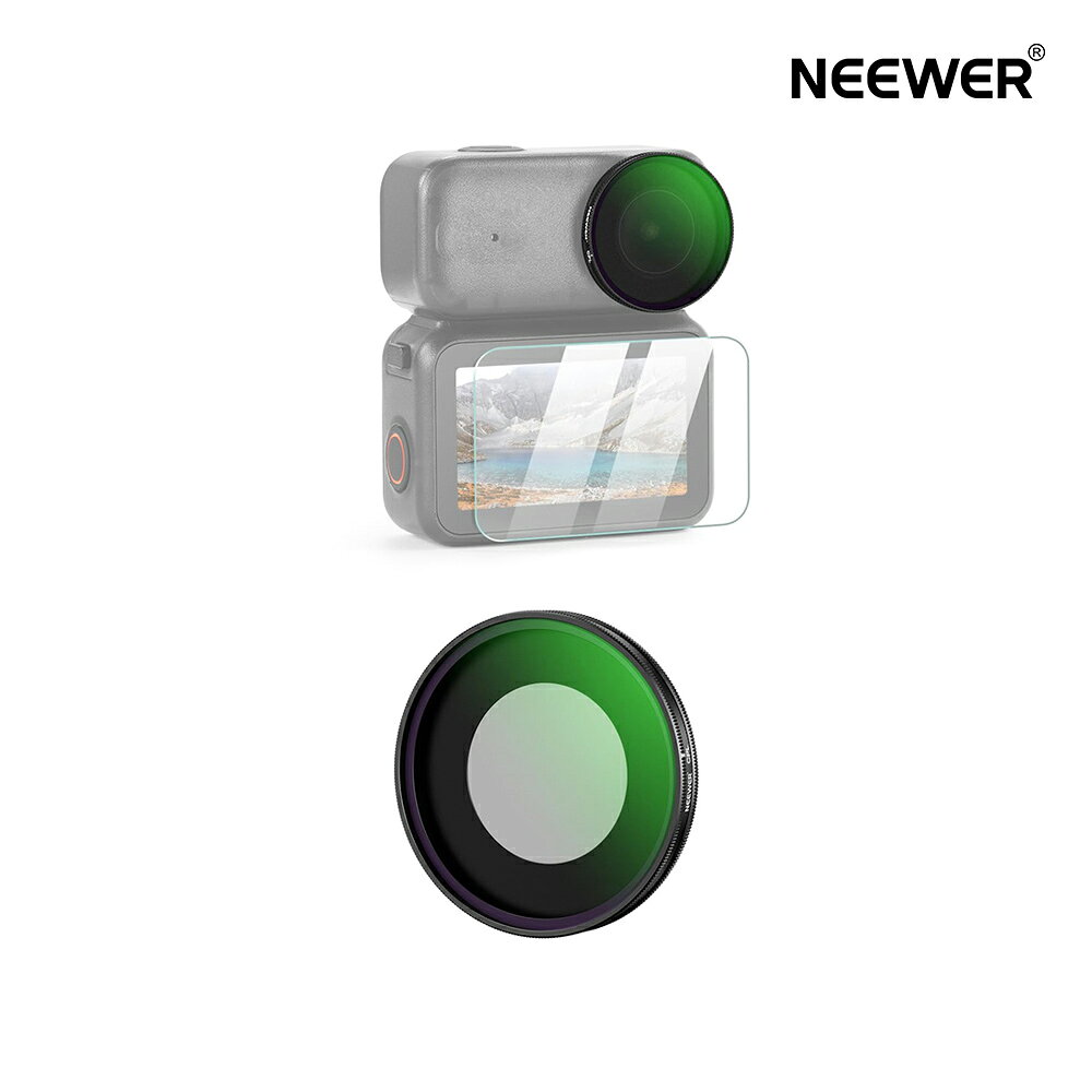 Rakuten - NEEWER CPLフィルター Osmo Nanoに対応 ねじ込み式 調整可能 円偏光 アクションカメラレンズフィルター 強化ガラススクリーンプロテクター付き マルチコート光学ガラス 写真アクセサリー