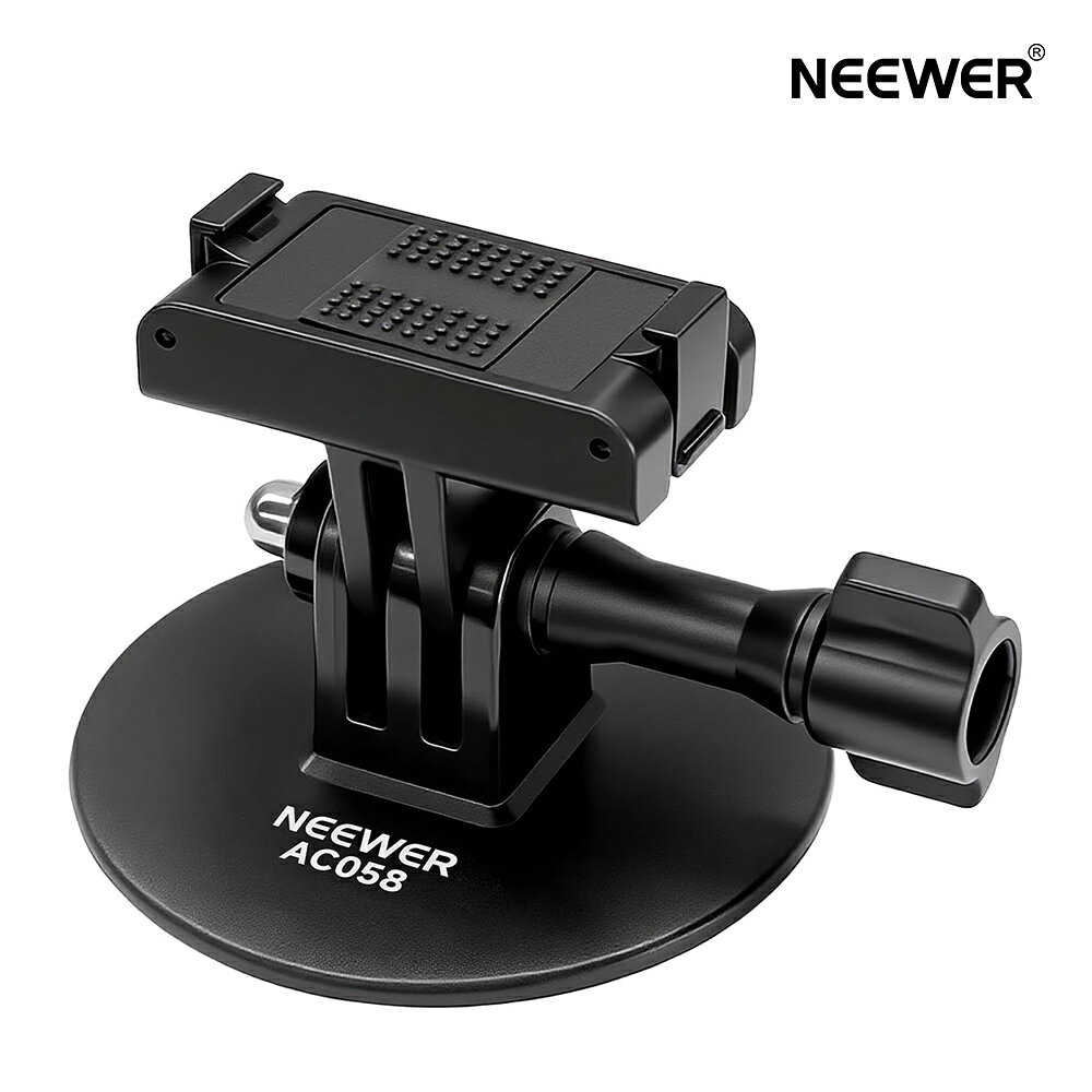 NEEWER 粘着ベースマウントキット Osmo Nano/Osmo 360/Action 6/5 Pro/4/3に対応 マグネット式 クイックリリースアダプタースタンドブラケット カメラマウント接着バックル アクションカメラアクセサリー POVビデオ録画用 AC058