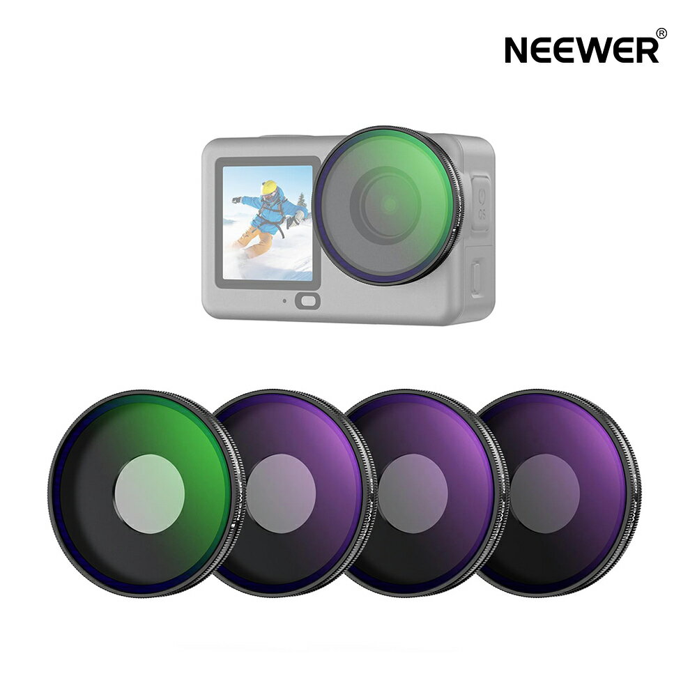 ��P10��UP��!��NEEWER CPL+ND�ե��륿�����å� Osmo Action 6�б� 4������ ND8/16/32Ĵ����ǽ ���и���� ���� �и���...