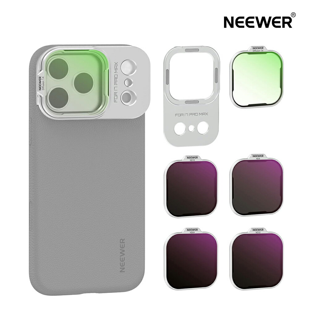 ��P10��UP��!��NEEWER ND�ե��륿�����å� PA134���ޥۥ��������� iPhone 17 Pro Max�б� ND8/16/32/64+�֥�å���...