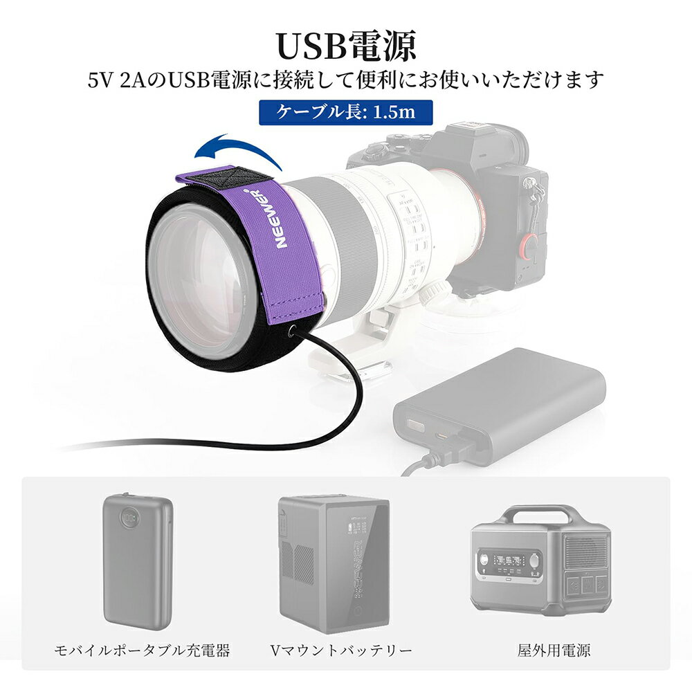 NEEWER USB��󥺥ҡ������������ޡ� �����˾����� 3�ʳ�����Ĵ���ǽ ��Ϫ�ɻߥҡ��������ȥ�å� DSLR�ߥ顼�쥹������д��ŷ�λ����� HW-28B