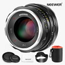 NEEWER 35mm f1.1 APS-C大口径 マニュアルフォーカスプライムレンズ Eマウントカメラ Sony A7III A7 A7S A7R II A7S II A9 A7R IV A9 II A7S III A7C A7R V A1 FX30 ZV-E10 A6400 A6600に対応