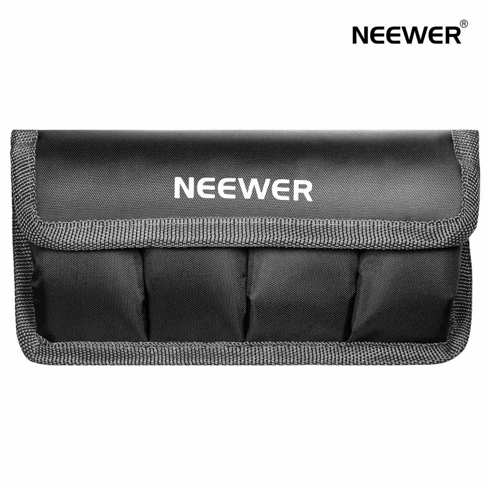 NEEWER DSLRバッテリーバッグ/ホルダー/ケース AAバッテリーとlp-e6 lp-e8 lp-e10 lp-e12 en-el14 en-el15 fw50 f550用 Nikon D800 Canon 5DMKIII Sony A77のバッテリーに対応