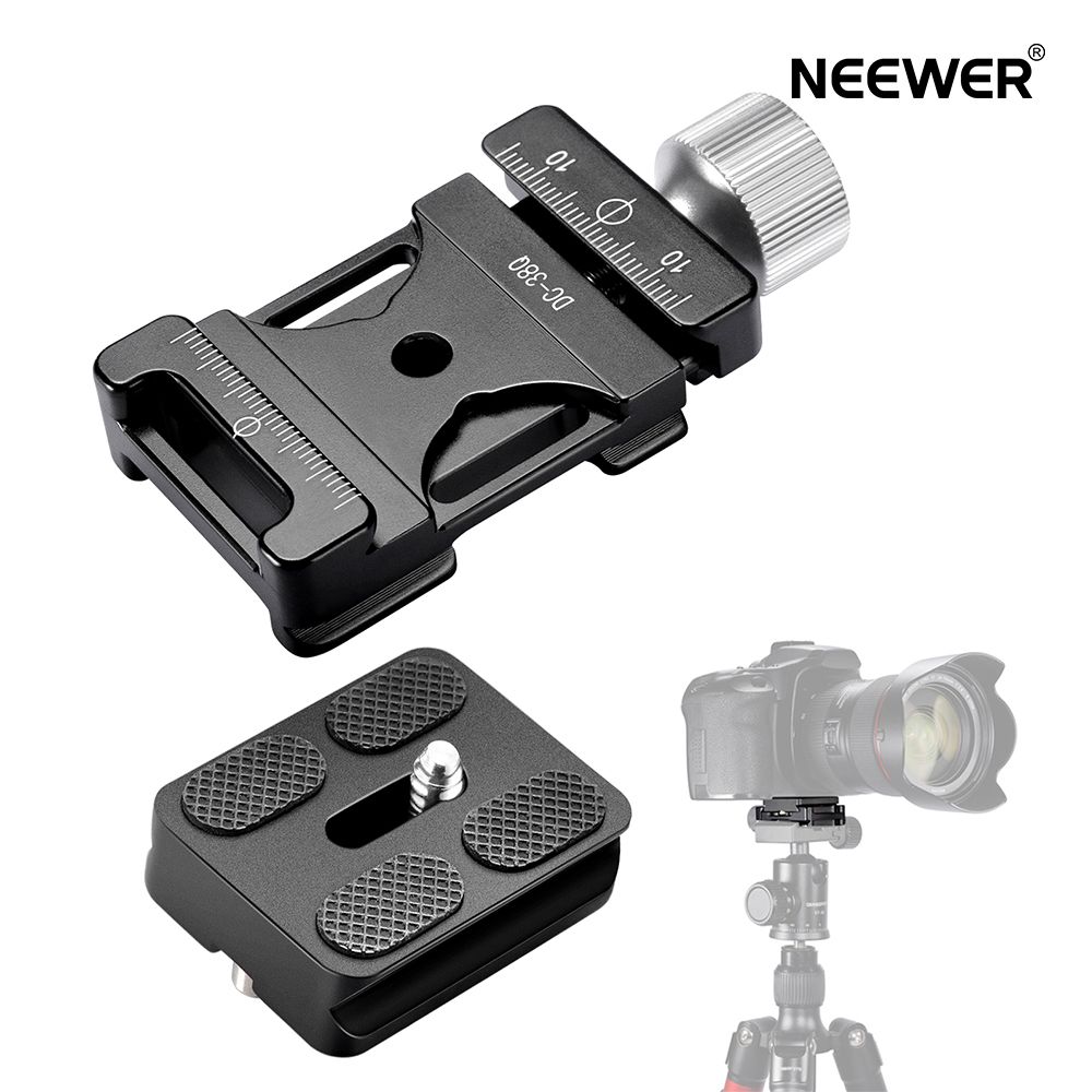 NEEWER DC-38Qクイックシュー+PU-50汎用クイックリリースプレート