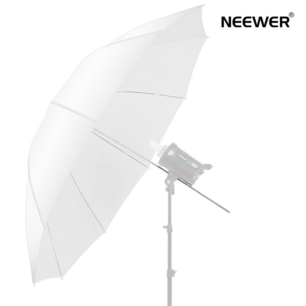 NEEWER 60インチ/152cm 撮影用アンブレラ 写真撮影スタジオ用 ソフトホワイトディフューザー傘 ホワイトアンブレラ 撮影白半透明傘