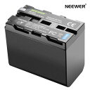 NEEWER 6600mAh Sony NP-F970互換バッテリー Li-ionカメラバッテリー 充電式 大容量バッテリー SONY NP-F970 NP-F960 NP-F975 NP-F570 NP- F750 NP-F770対応