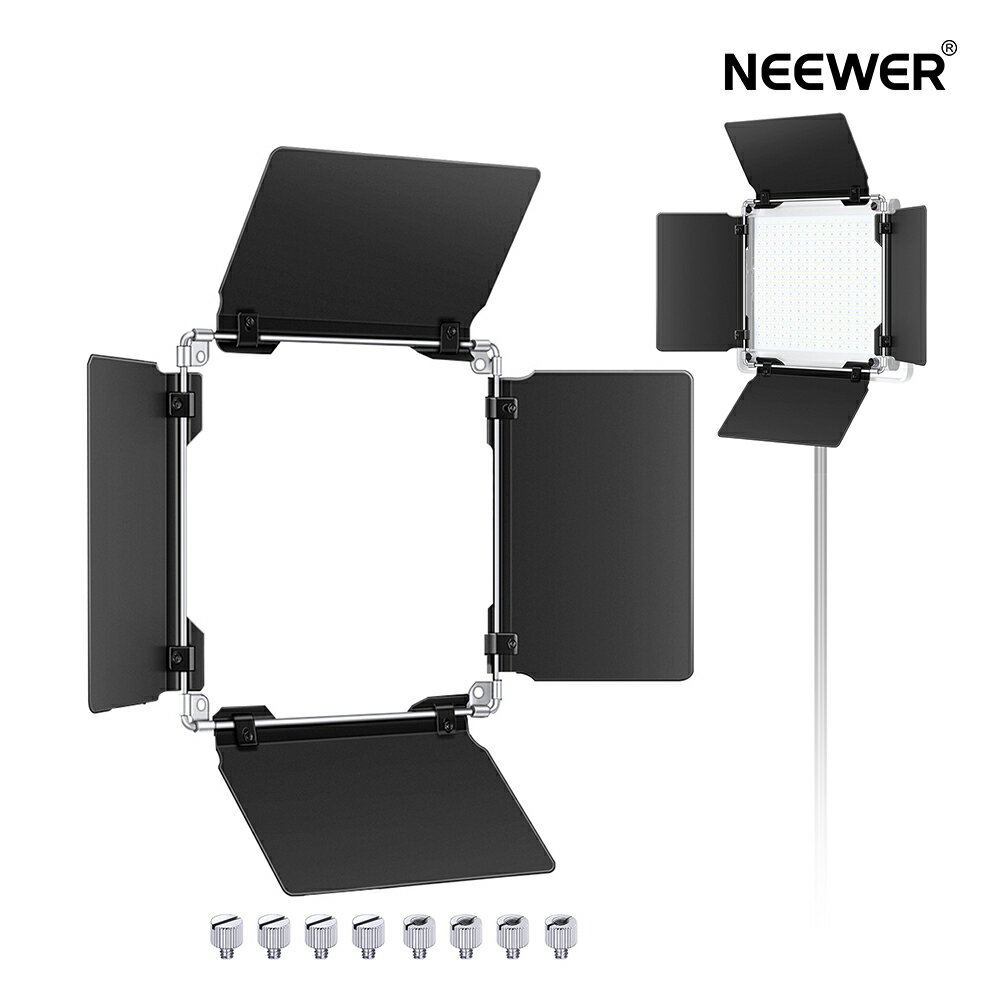 楽天neewer-storeNEEWER プロなLEDビデオライトバーンドア NEEWER 480 LEDライトパネル専用 頑丈なメタル製（バーンドアのみあり）