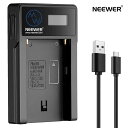 【P20倍】NEEWER カメラバッテリー充電器 USBタイプ バッテリチャージャー 急速充電 Sony NP-F550/F750/F960/F970 交換用