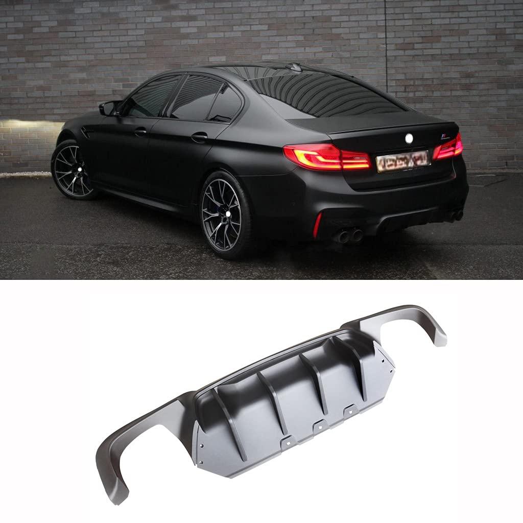 リアディフューザー BMW 2011-2016 F10 5シリーズ Mスポーツ リアパンバー F90 M5 スタイル PP製 エア..