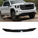 GMC グリルオーバー 2022-2023 5GMC Sierra 1500 フロントグリル グロスブラック スタイル グリルオーバーレイ フロントグリル グリルストライプ ドレスアップカバー グリルストライプ バンパー カーアクセサリー 外装パーツ