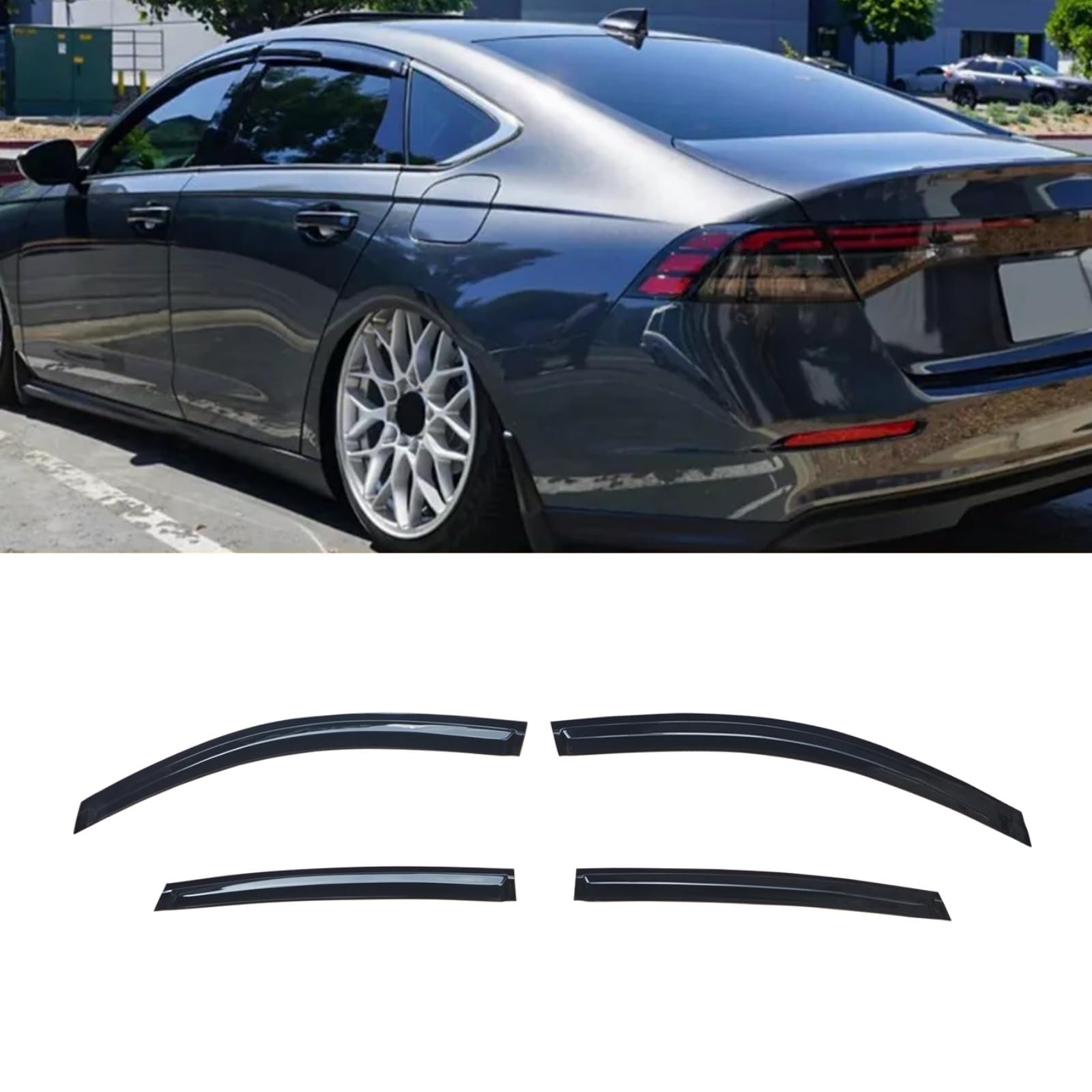 レインガード ウインドウバイザー ホンダ アコード 2023 2024 専用 サイドバイザー ウィンドウ レイン..