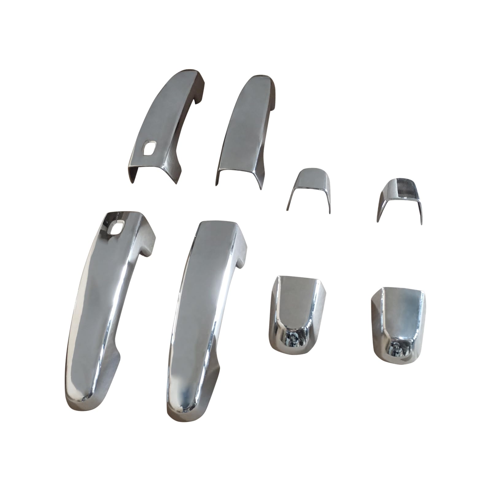 ドアハンドルカバー シボレー エクイノックス 2018-2024 Chevy Equinox GMC Terrain用 カバー 傷防止 耐久性 カスタム 外装パーツ 4個セット 簡単取り付け スマートホール2個付き カーアクセサリー