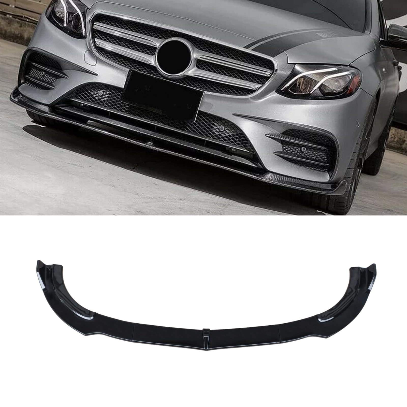 フロントスポイラー メルセデスベンツ 2017-2020 Eクラス W213 C238 A238 AMG E53 E350 E400 E450 スポ..