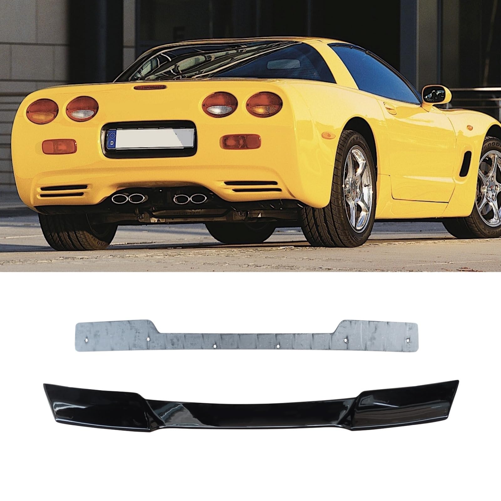 コルベット C7 社外品 ABS製 ZR1 スタイル GTウイング（楽天市場  