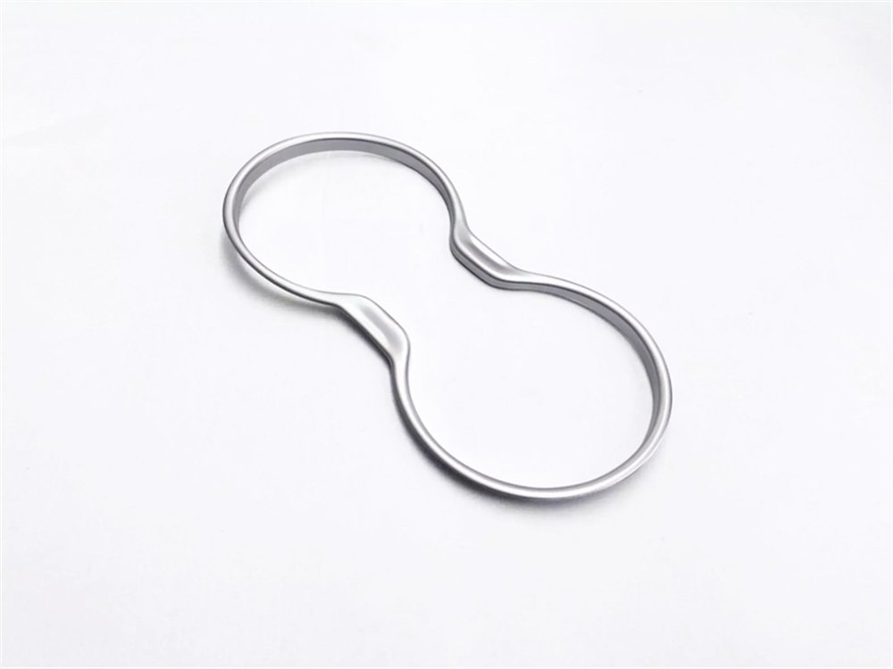 ドリンクホルダー 光沢なし ABS カバー リム「ジープ?コンパス 2代目 MP型 Jeep Compass 2017-2019 」..