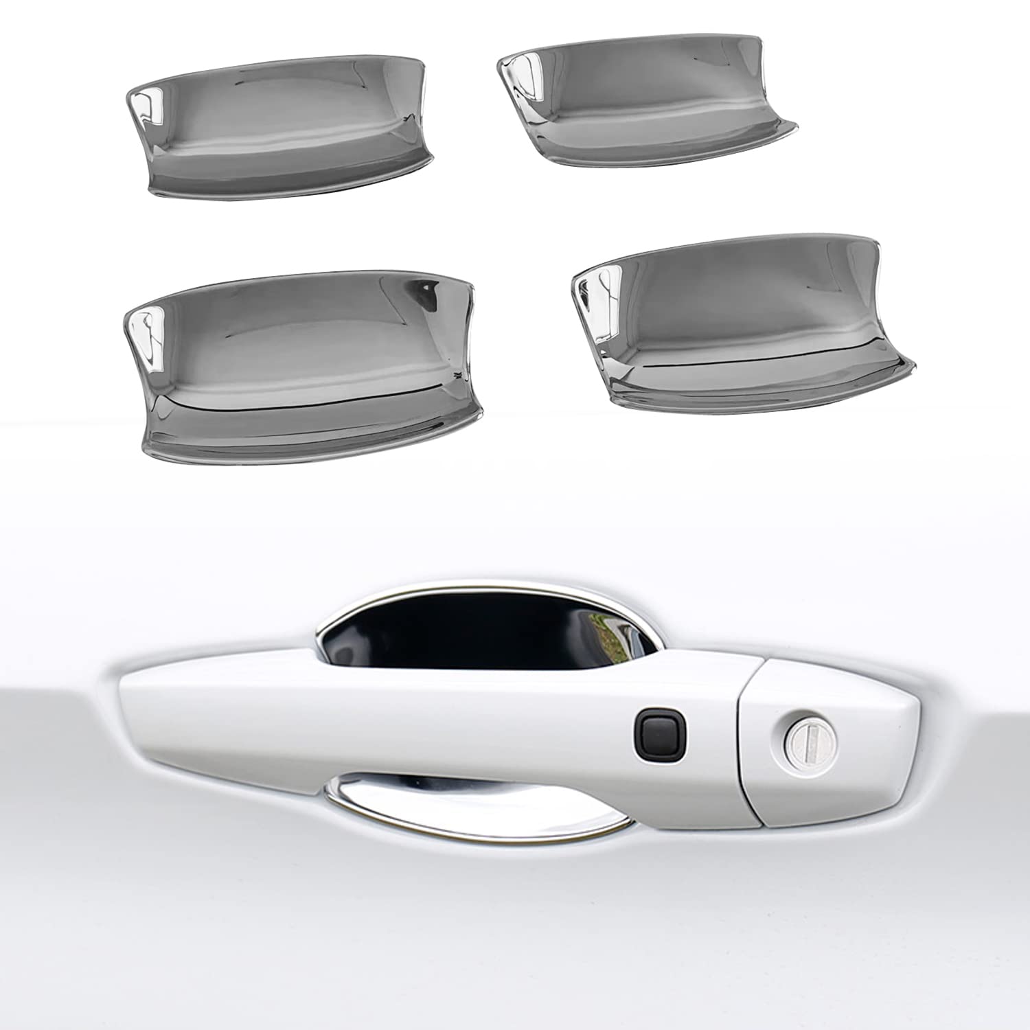 三菱 新型 アウトランダー outlander PHEV GN0W 2022〜現行に適用ドア アウター ハンドル ボウルカバー..