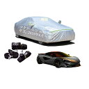 McLaren車用ボディーカバー 型式専用カーカバー UVカット 裏起毛 防水防塵凍結防止 2本防風ベルト付け 2本防風ベルト付け マクラレン 600LT AB...