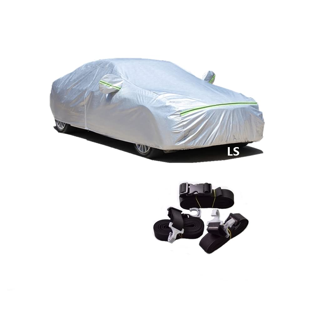 カーカバー レクサス LS USF40 USF45 USF41 USF46 2006年9月〜2017年9月 専用カバー 純正 カーボディカバー UVカット 凍結防止カバー 2本防風ベルト付け 防水ファスナー右側開け