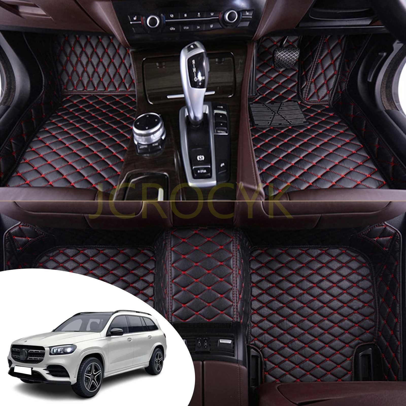 カスタム フロアマット 適合 メルセデスベンツGLSクラスX167 2020 2021 【2列目は3人乗りです】XPE レ..