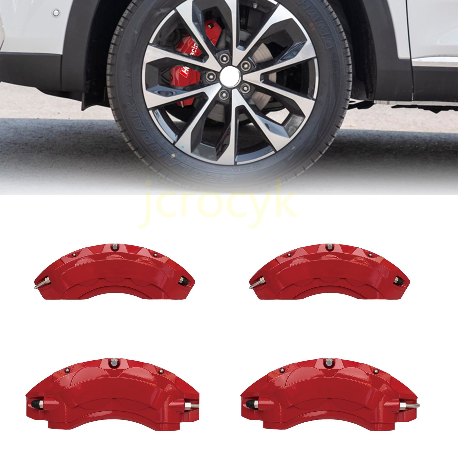 カスタム キャリパーカバー ホンダシビック FL系 高品質アルミ製 ブレーキキャリパーカバー 車種専用設..