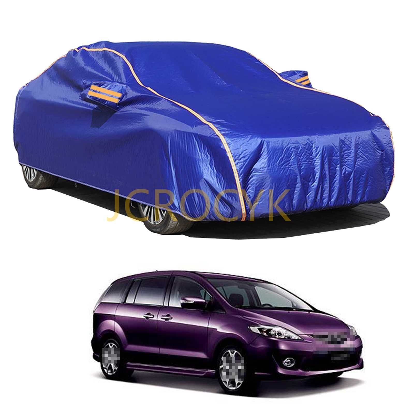 自動車カバー Mazdaマッダ プレマシー CWEFW CWEAW CWFFW 2010年7月〜現行 専用設計 ボディーカバー 防水 防風 防雪 防塵 防輻射紫外線 黄砂 台風対策 車体カバー 全天候型保護カーカバー ボディカバー 蛍光反射付き 四季適用