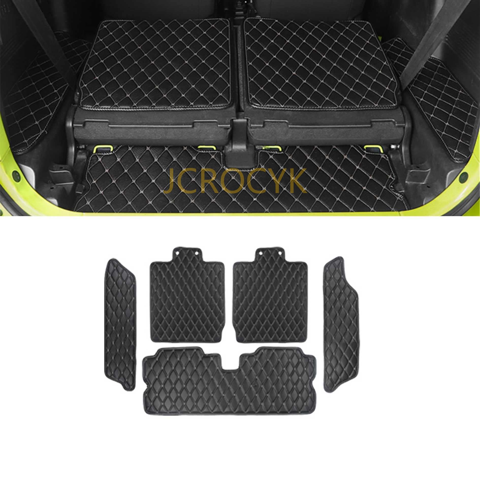 樂天商城 - スズキ ジムニーJB64 JB74トランクマット カスタム トランクマット Suzuki Jimny JB64 JB74 2019-2022 ラゲッジマット 専用設計トランクマット 3Dフルカバーカーゴマット XPE レザーラゲージトレイ 防水仕様 耐汚れ 抗菌性 耐磨耗性 カスタムマット 保護パーツ